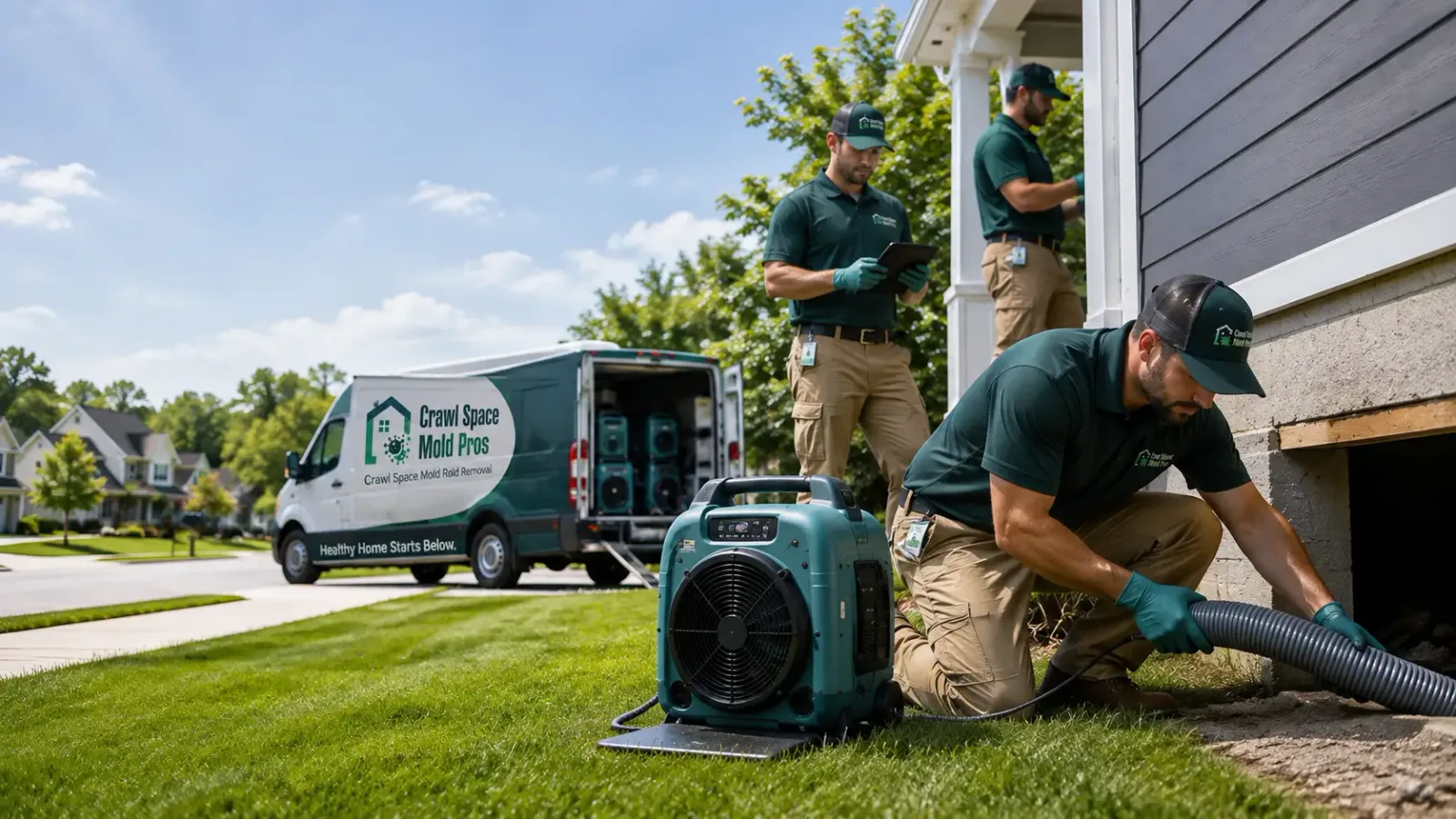 Crawl Space Mold Removal in Oley, PA
